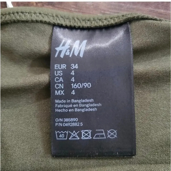 H & M Green Bikini Bottom - 4 - Picture 5 of 5